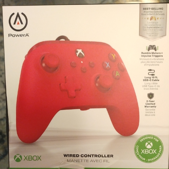 PowerA Other - Wired Controller for Xbox - Red